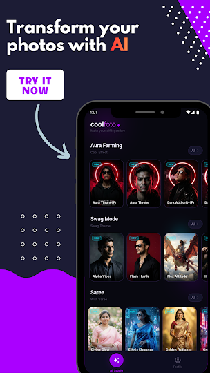 Coolfoto: AI photo studio screenshot from Google Play
