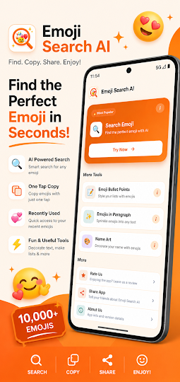 Emoji Search AI - Mood Finder screenshot from Google Play